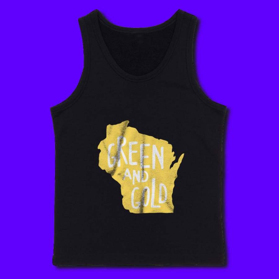 Green Bay Packers Gold Men’S Tank Top