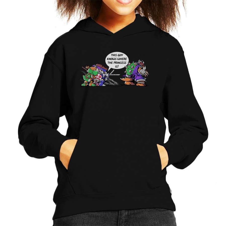 Super Ninja Bros TMNT Super Mario Kid’s Hooded Sweatshirt