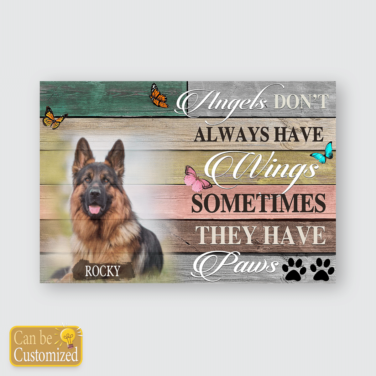 GERMAN SHEPHERD – POSTER – ANGELS