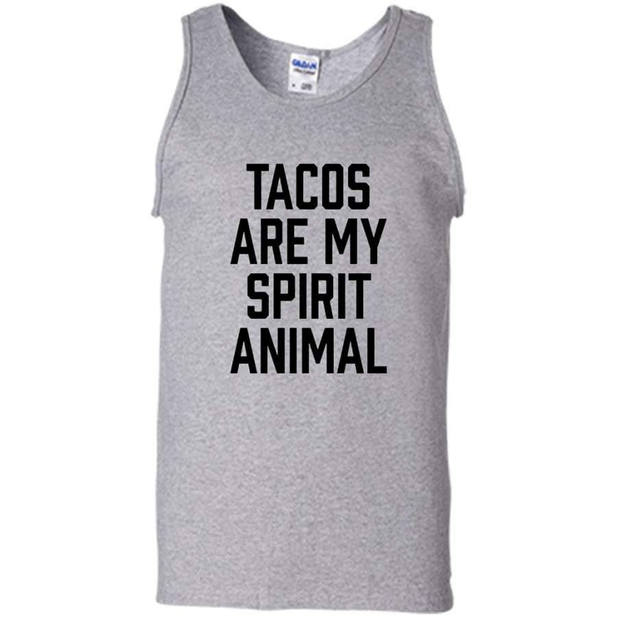 Tacos Are My Spirit Animal – Canvas Unisex Tank