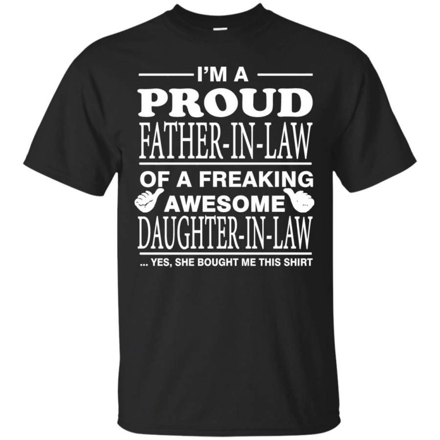 AGR Father’s Day Papa Daddy Grandpa Tshirts Father In Law Of A Freaking Awesome Daughter In Law Shirts Hoodies Sweatshirts