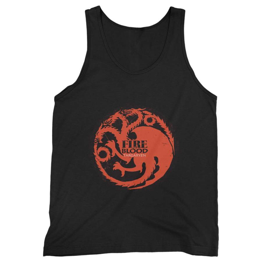 Fire And Blood Targaryen Man’s Tank Top