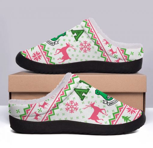 Alpha Kappa Alpha 1908 Aka – Christmas_5 3D Fleece Slipper