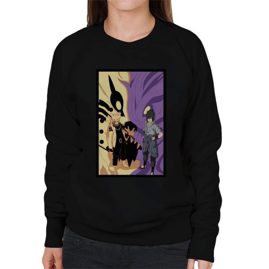 Naruto And Sasuke Fox Vs Cobra Women’s Sweatshirt