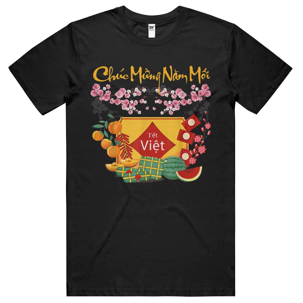 Vietnamese Lunar New Year Tet Viet Tiger Chuc Mung Nam Moi T Shirts