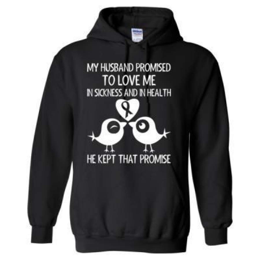 AGR My Husband Promised To Love Me In Sickness And In Health He Kept That Promise Awareness – Heavy Blend™ Hooded Sweatshirt