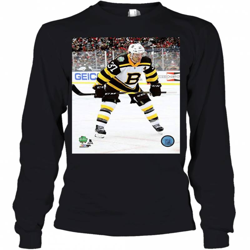 Patrice Bergeron Boston Bruins 2019 Winter Classic Action Youth Long Sleeve