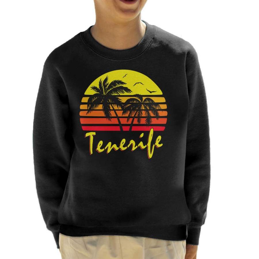 Tenerife Vintage Sun Kid’s Sweatshirt