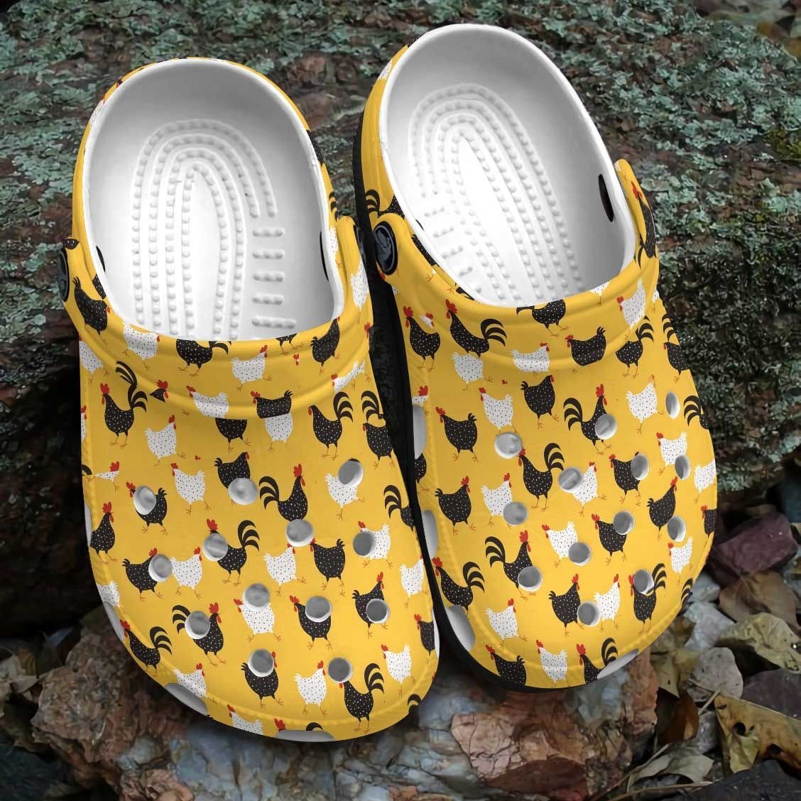 Chicken Personalized Clog, Custom Name, Text, Color, Number Fashion Style For Women, Men, Kid, Print 3D I Love Chickens A Lot 7