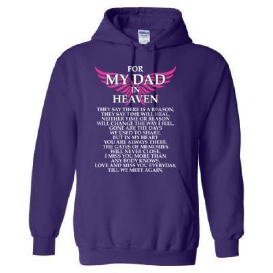 AGR For My Dad In Heaven – Heavy Blend™ Hooded Sweatshirt