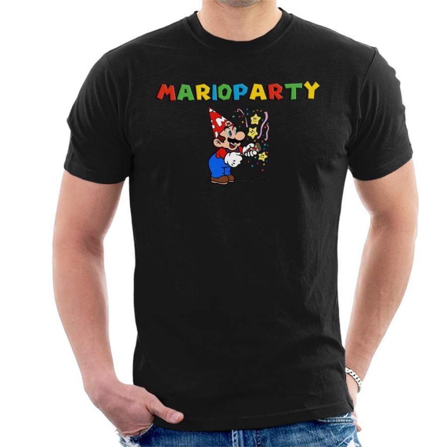 Super Mario Party Popper Men’s T-Shirt