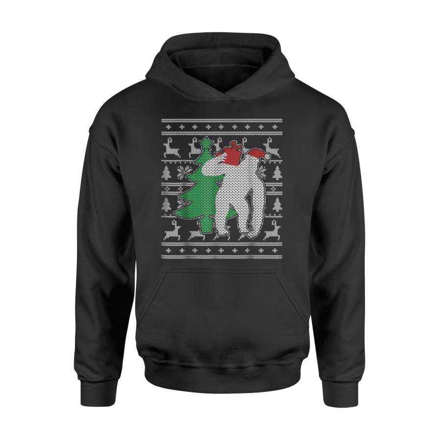 Gorilla Wear Santa Hat   Ugly Christmas Style   Hoodie