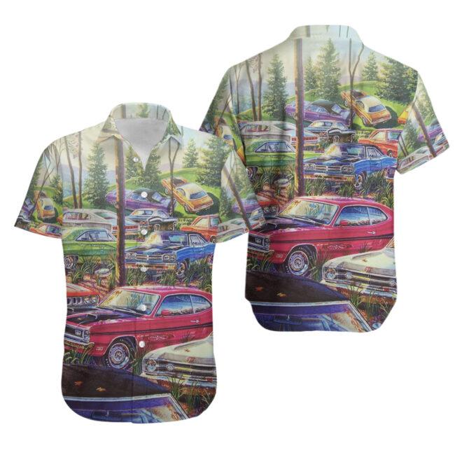 Vintage Car Hawaii Shirt Unisex Adult Ha4300