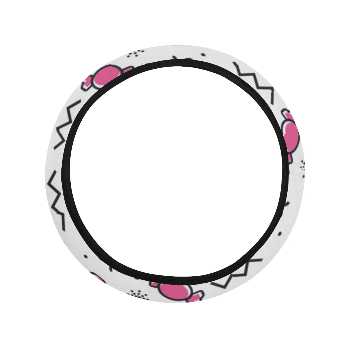 Candy Design Pattern Car Steering Wheel Cover