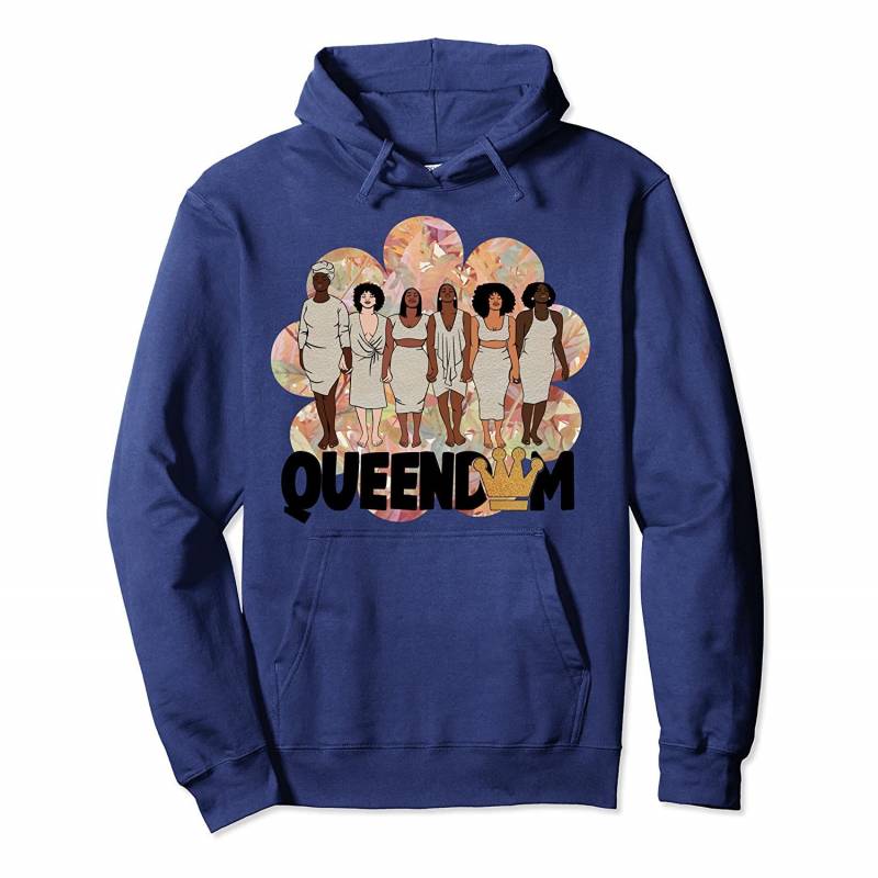 Queendom Black Queens African American Pullover Hoodie, T Shirt, Sweatshirt