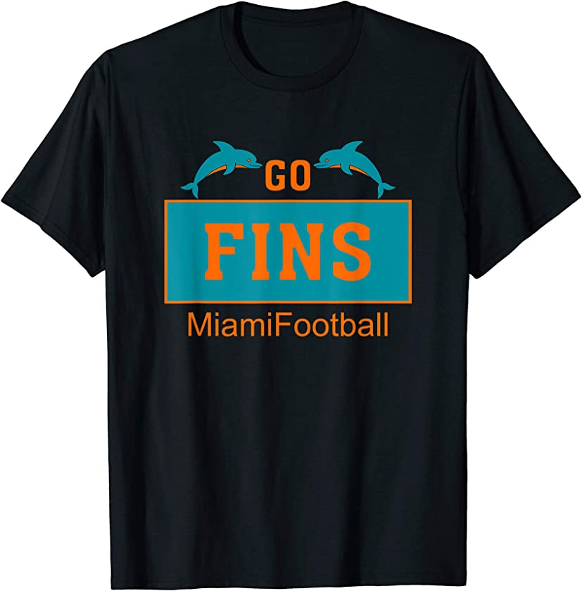 FINS Miami Florida American Football Dolphin Elements Shirt T-Shirt