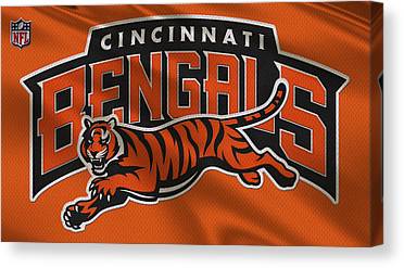 10 Cincinnati Bengals Uniform Joe Hamilton Canvas Print