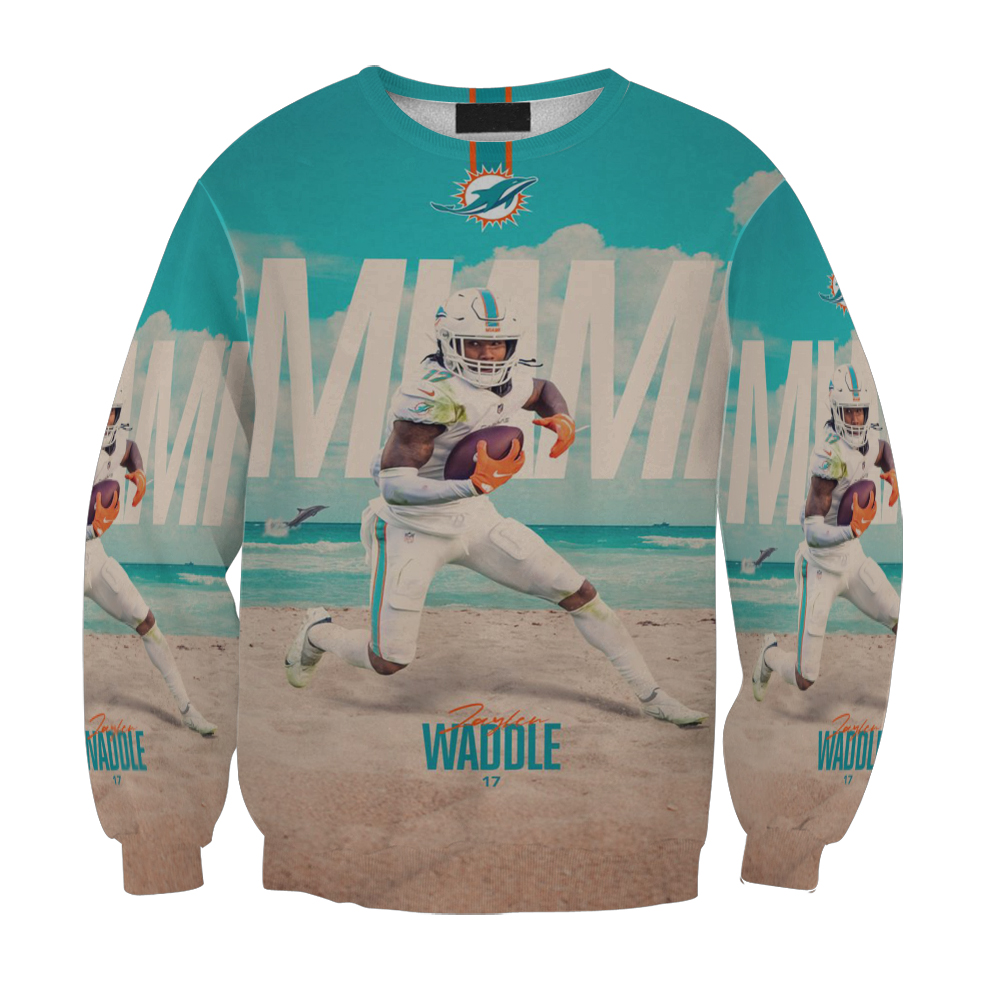 Miami Dolphins Jaylen Waddle3 Gift For Fan 3D Full Printing Sweatshirt