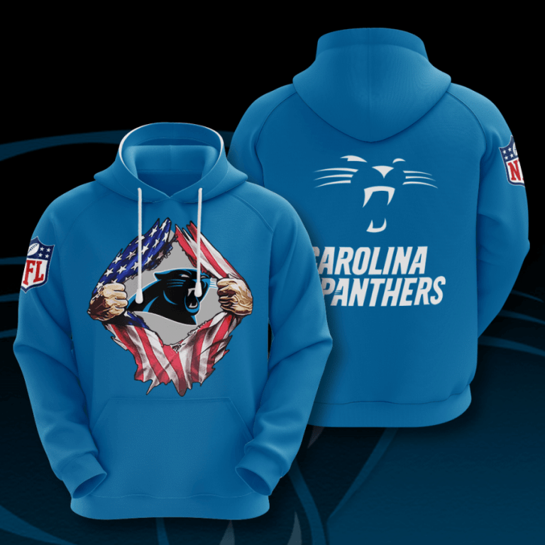 Carolina Panthers 3D All Over Print Hoodie, Zip-Up Hoodie