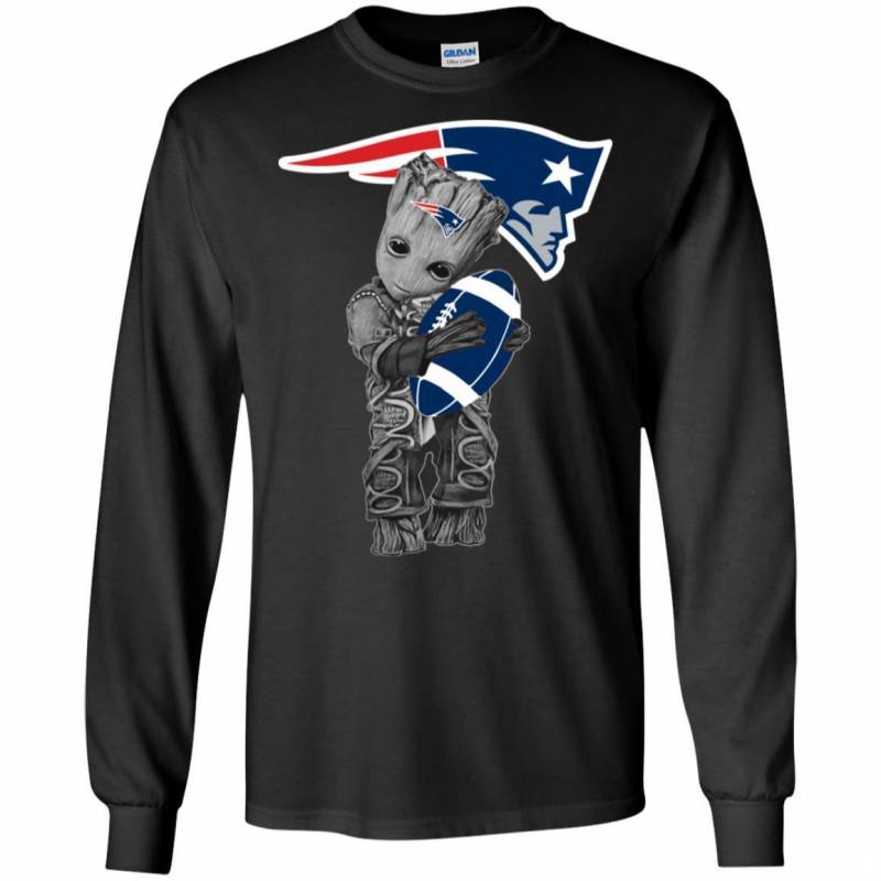 Cute Groot Hug NE New England Patriots T Shirts