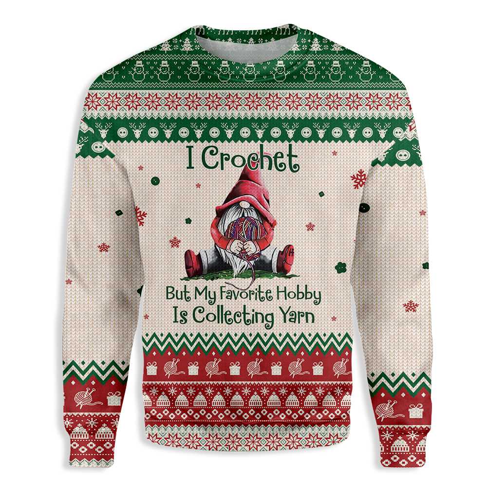 Ugly Christmas I Crochet Ez12 0710 All Over Print Sweatshirt