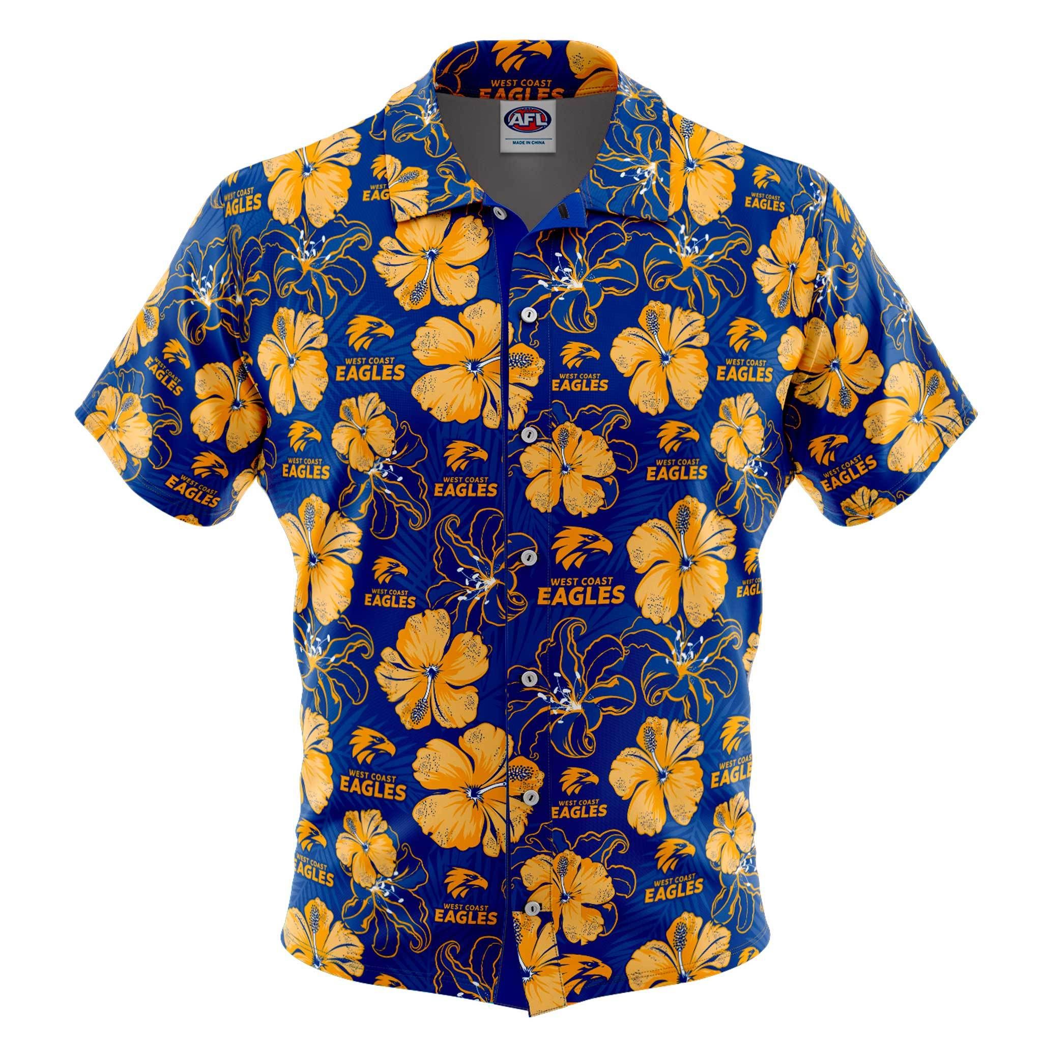 Afl West Coast Eagles Hawaii Shirt Ha3592