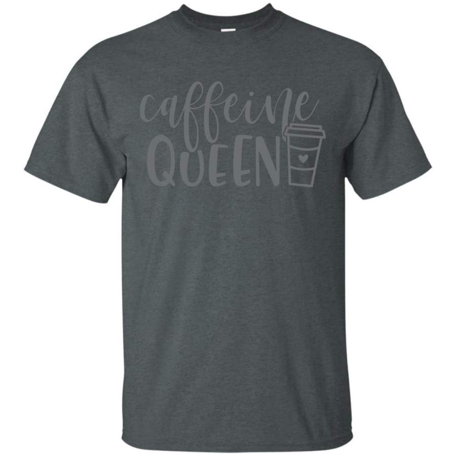 AGR Caffeine Queen Coffee Funny Tshirt Coffee Lover Jaq T-shirt