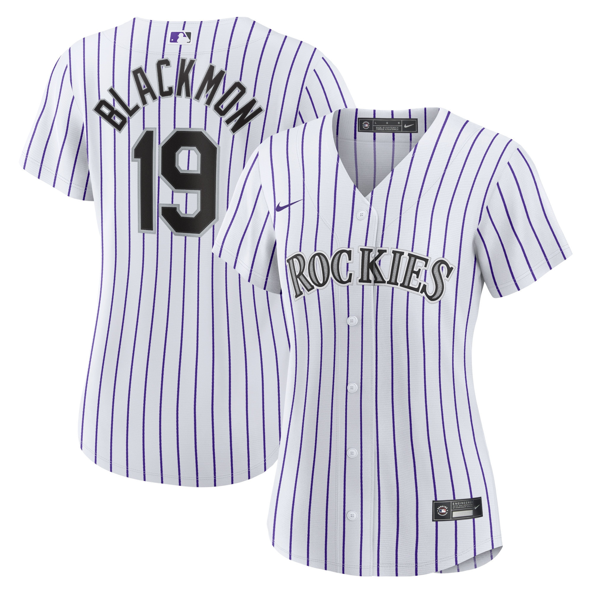 Charlie Blackmon Colorado Rockies Womens Home Replica Player Jersey – White MLB