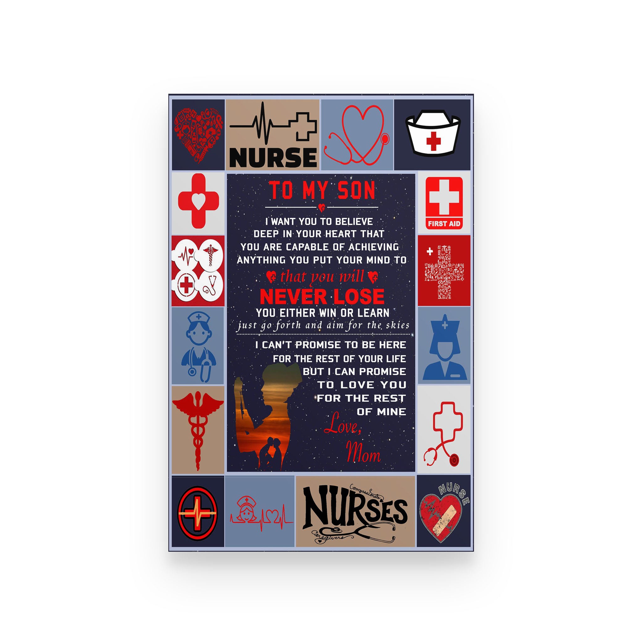 Nurse poster mom to son never lose