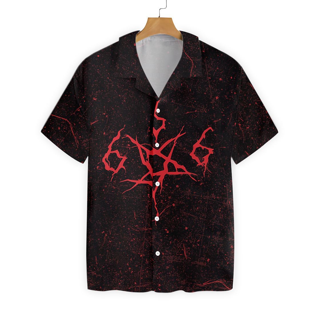 Demon With Eye Satanic Goth Gothic 2312 Hawaii Shirt Ha12463