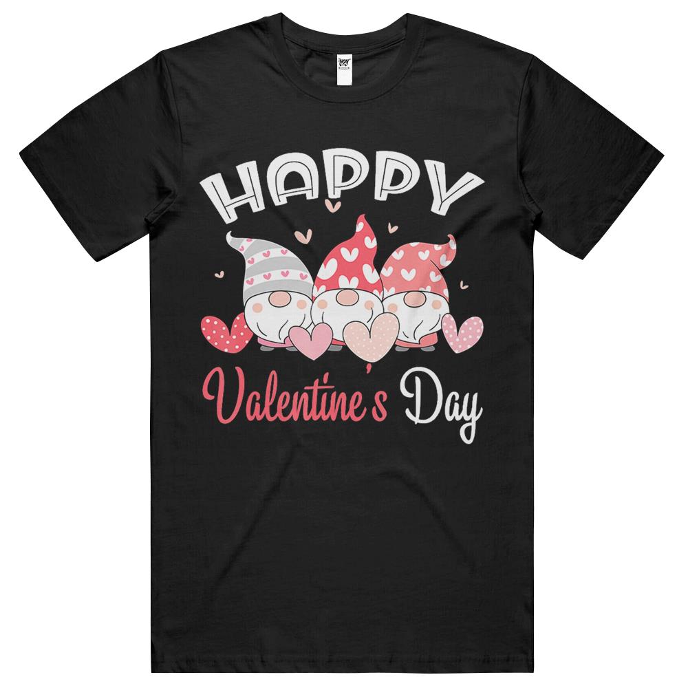 Happy Valentine’S Day Gnome Heart For Women Men Couples T Shirts