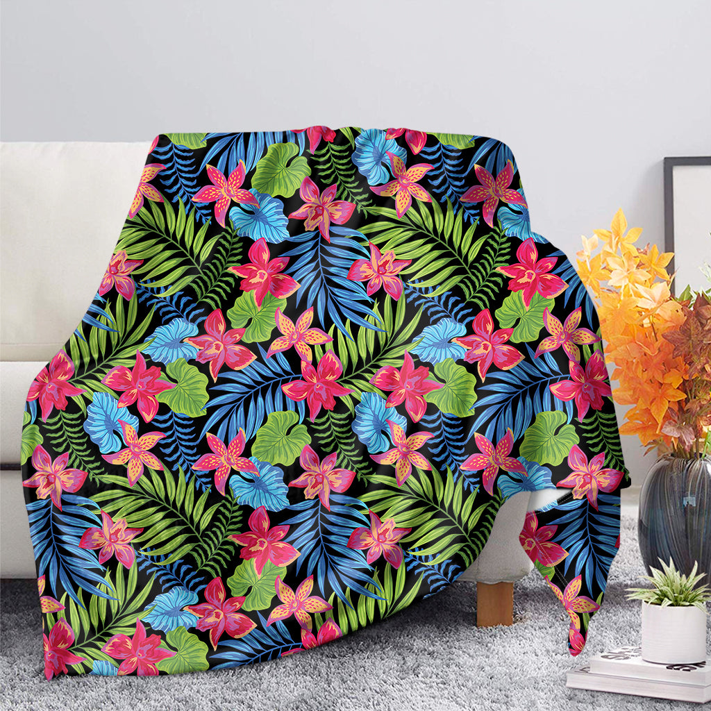 Hawaii Floral Pattern Print Blanket Ha82908