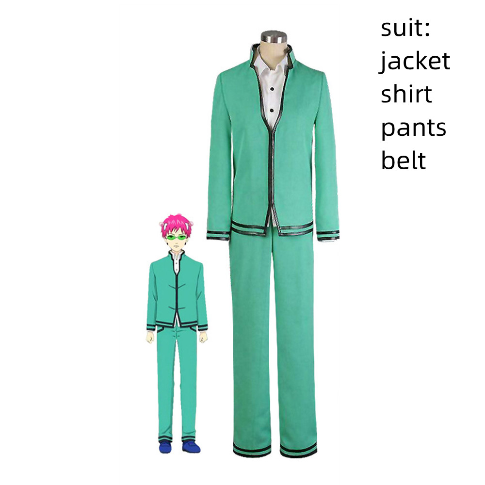 Anime The Disastrous Life of Saiki K Kusuo Kokomi Cosplay Costume Aldult Woman Man Halloween Exquisite School Uniform Suit alx