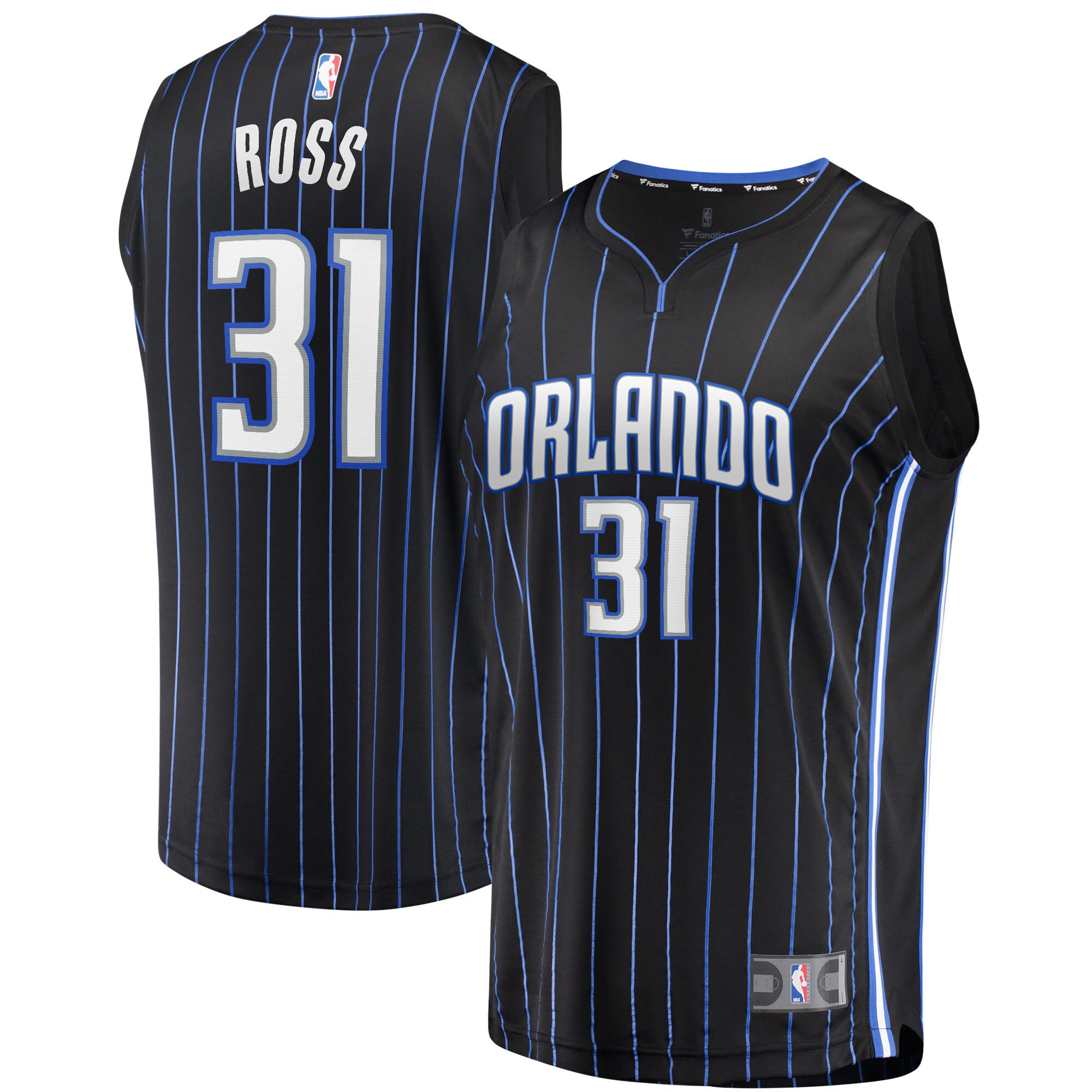 Terrence Ross Orlando Magic 2021/22 Fast Break Jersey – Icon Edition – Black