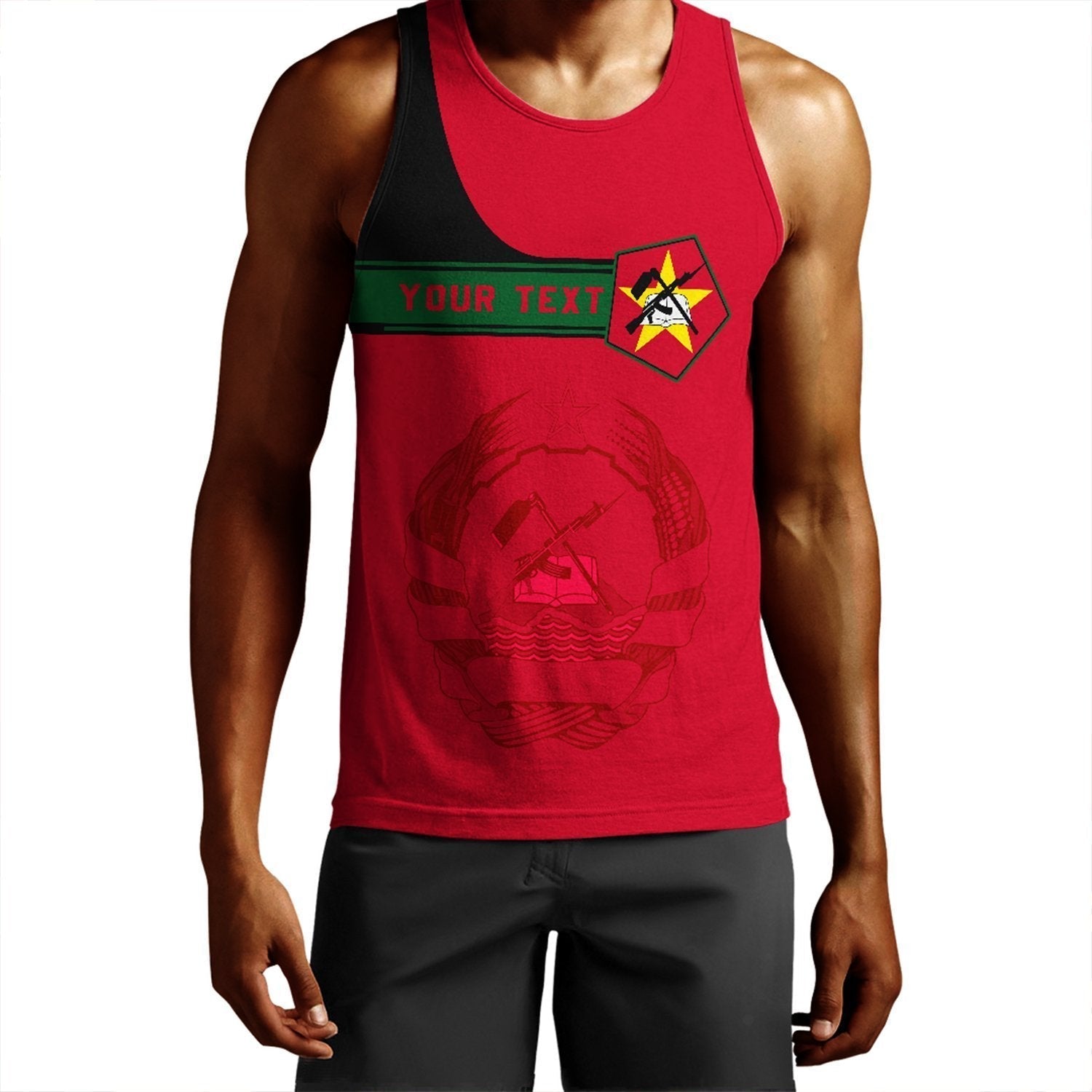 (Custom) African Tank Top – Mozambique Men’S Tank Top Pentagon Style