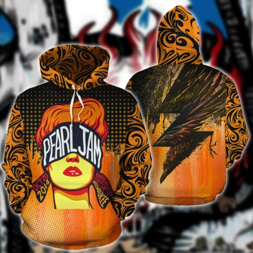 Pearl Jam 3D All Over Printed Unisex Hoodie S-5Xl Gift