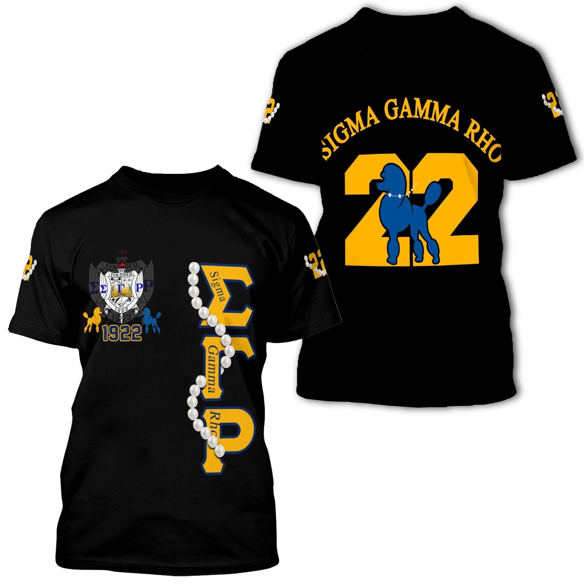 Sorority Tshirt – Sigma Gamma Rho Pearl Tshirt