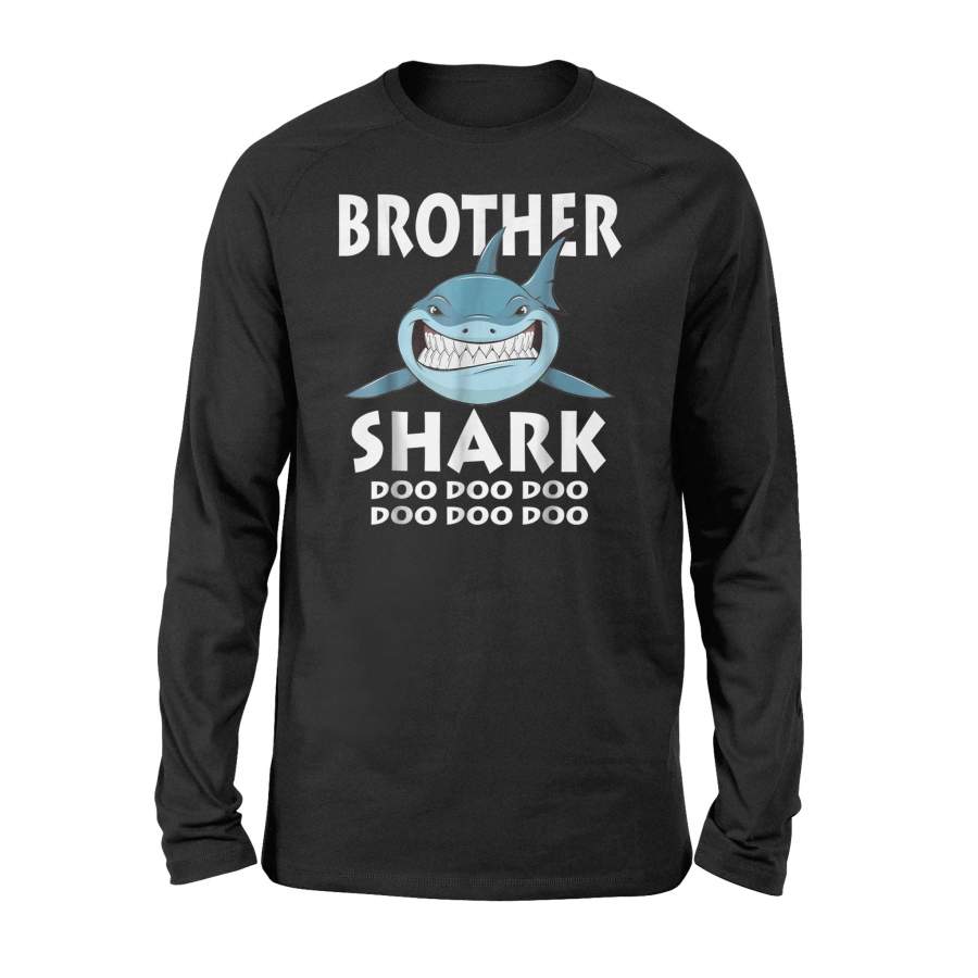 Brother Shark Doo Doo Doo – Family Gift Long Sleeve T-Shirt