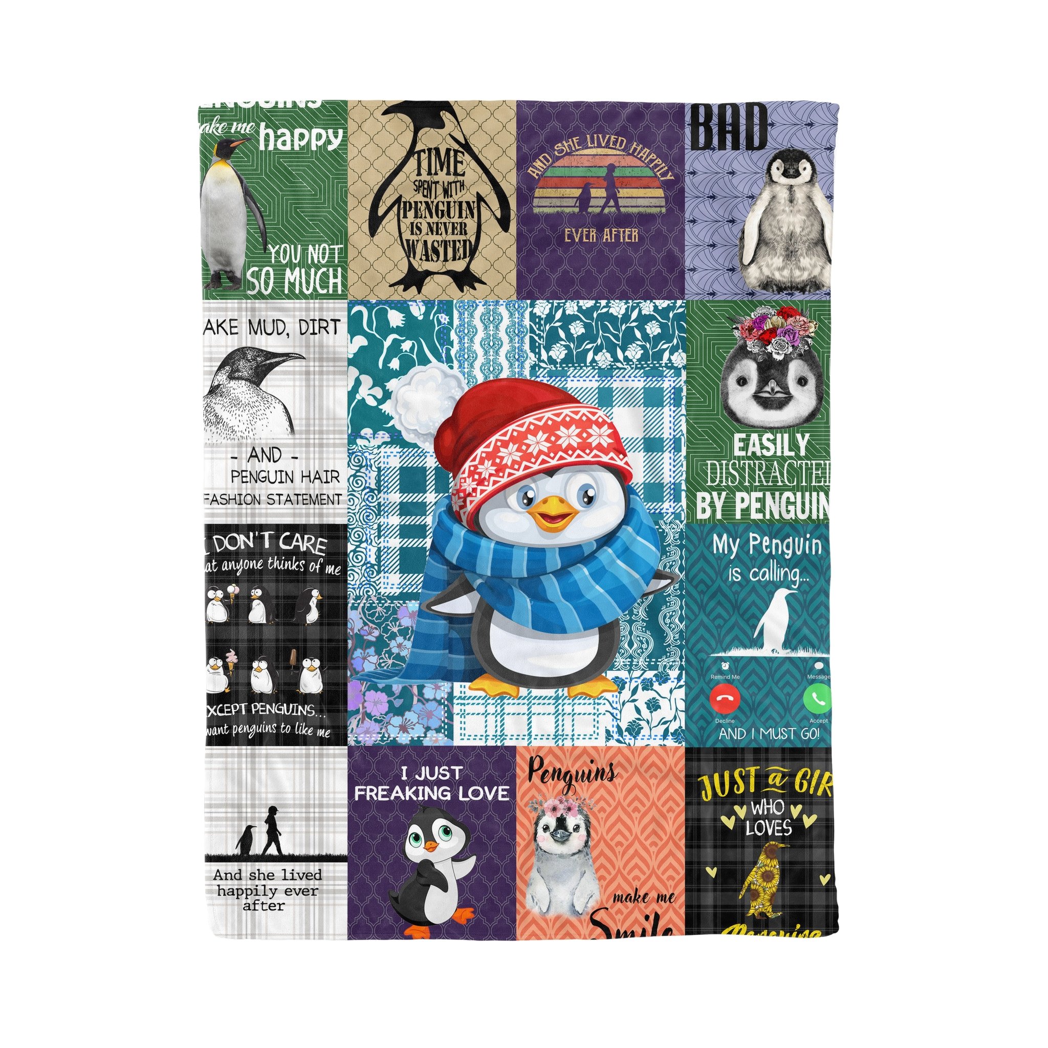 Sunshine89 – Various penguin – Fleece Blanket