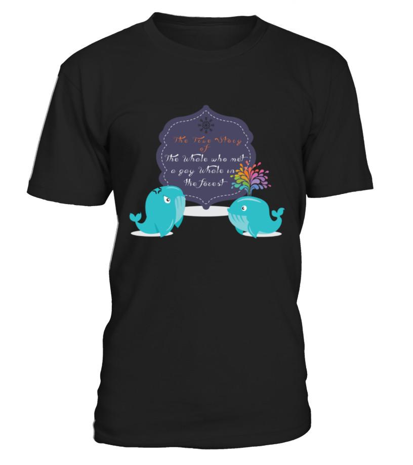 The Story Of The Whale Who Met A Gay Whale In The  T-Shirts T Shirts C-Mj479L