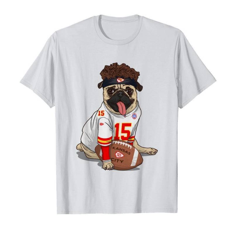 Kansas City Pug Mahomes Men And Women T Shirt S-5Xl