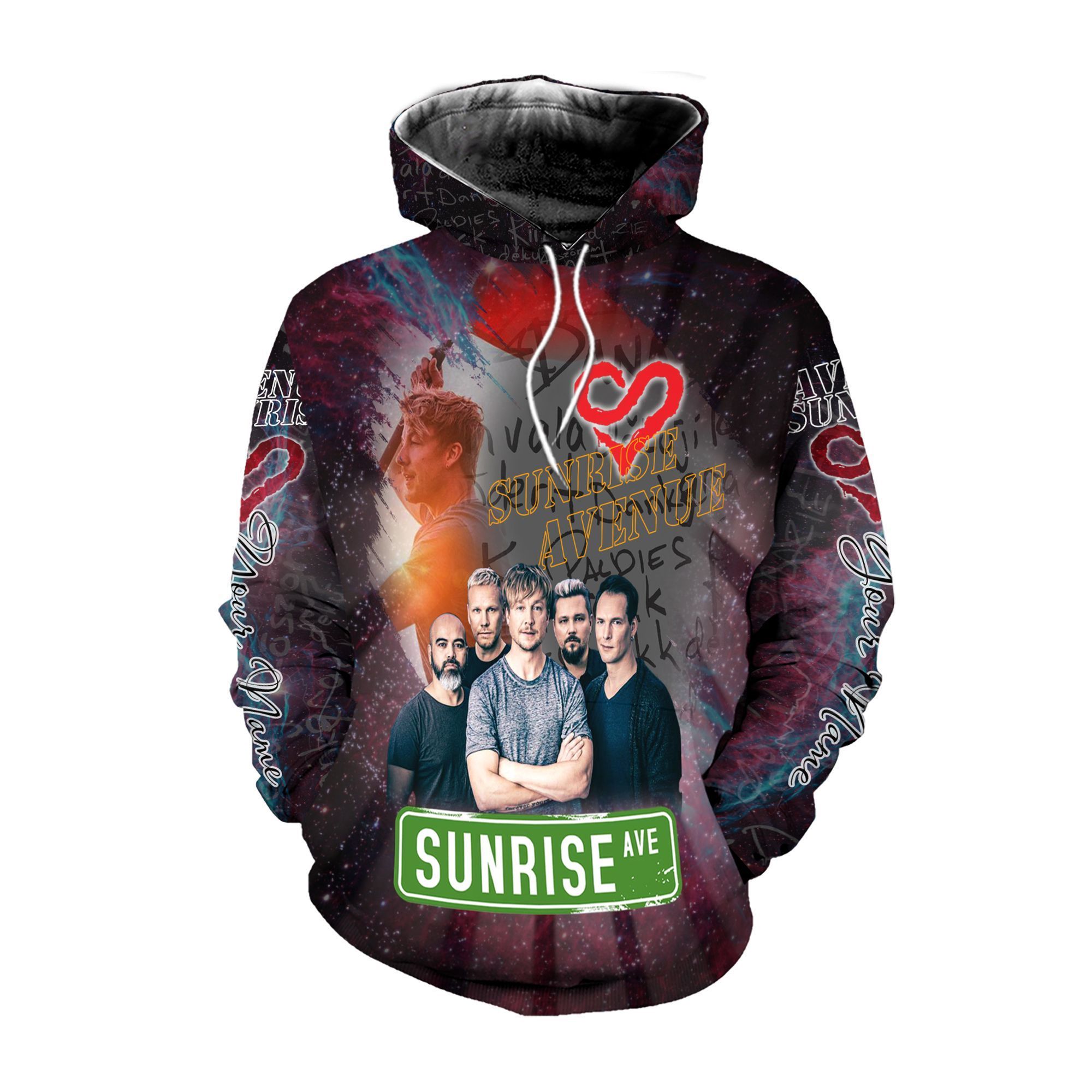 Baeelly™ Sunrise Avenue 3D Hoodies Apparel – Mt357