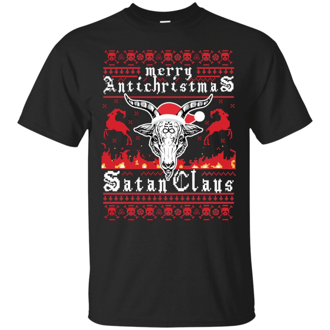 Buy Merry Antichristmas Satan Claus Ugly Christmas Sweater