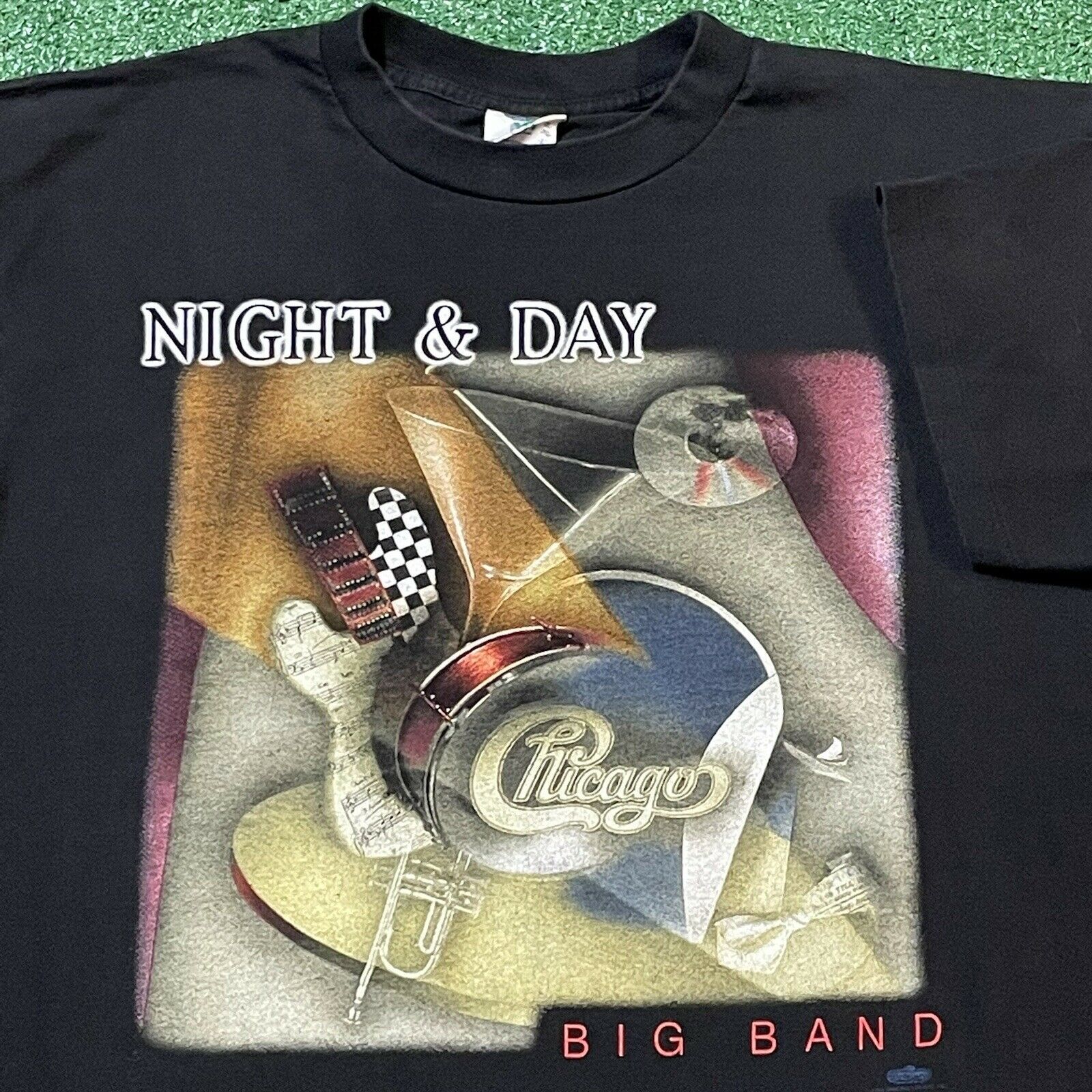 Chicago Band Shirt Mens Xl Adult Black Vintage 90S Night And Day Big Band Usa