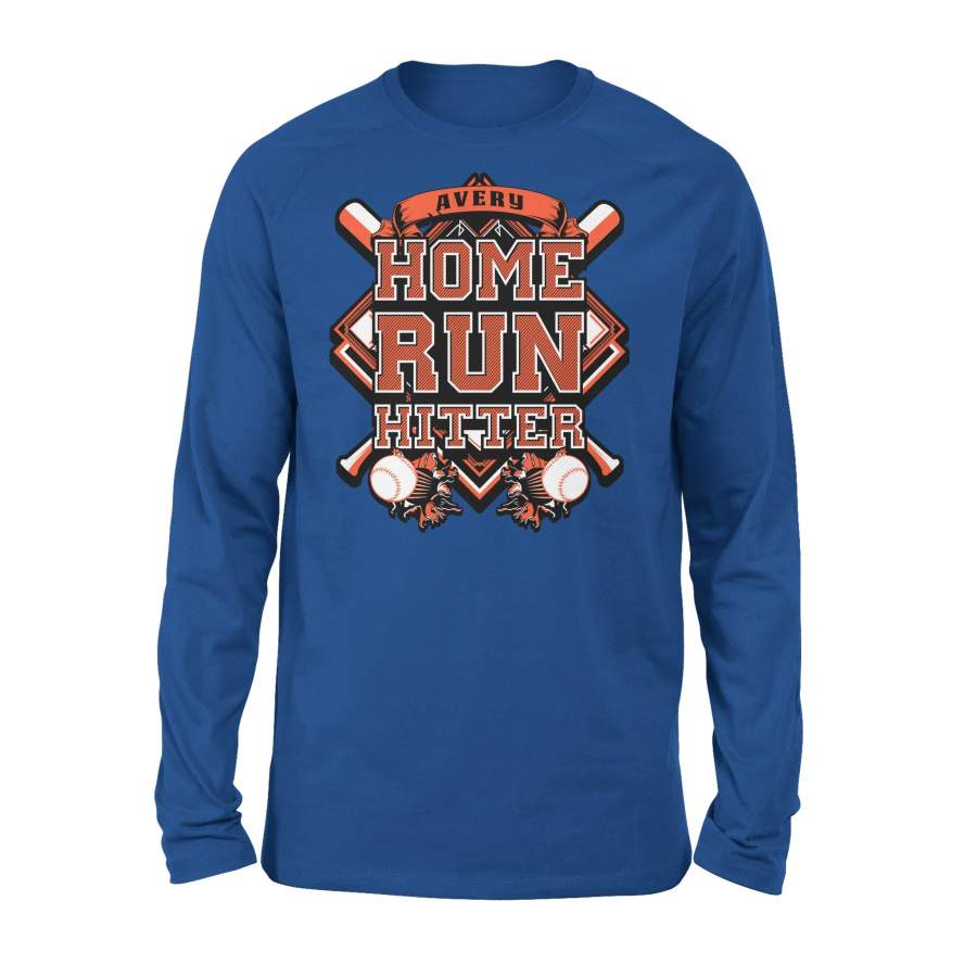 Custom Name Avery Graphics Apparels Long Sleeve T-Shirt