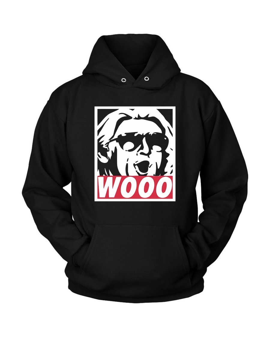 Wrestler Ric Flair Obey Style Woooo Unisex Hoodie