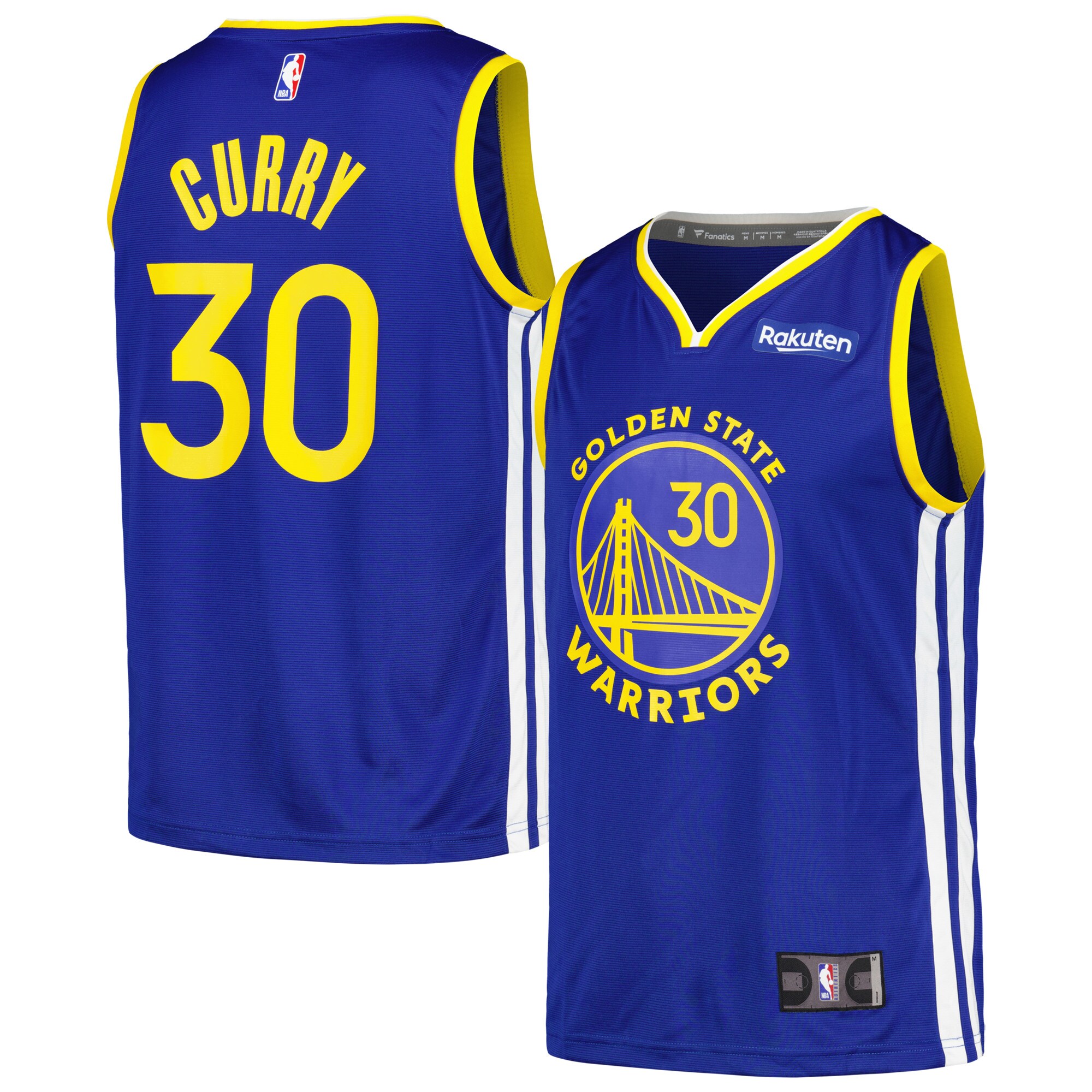 Stephen Curry Golden State Warriors Branded Fast Break Player Badge Jersey – Royal