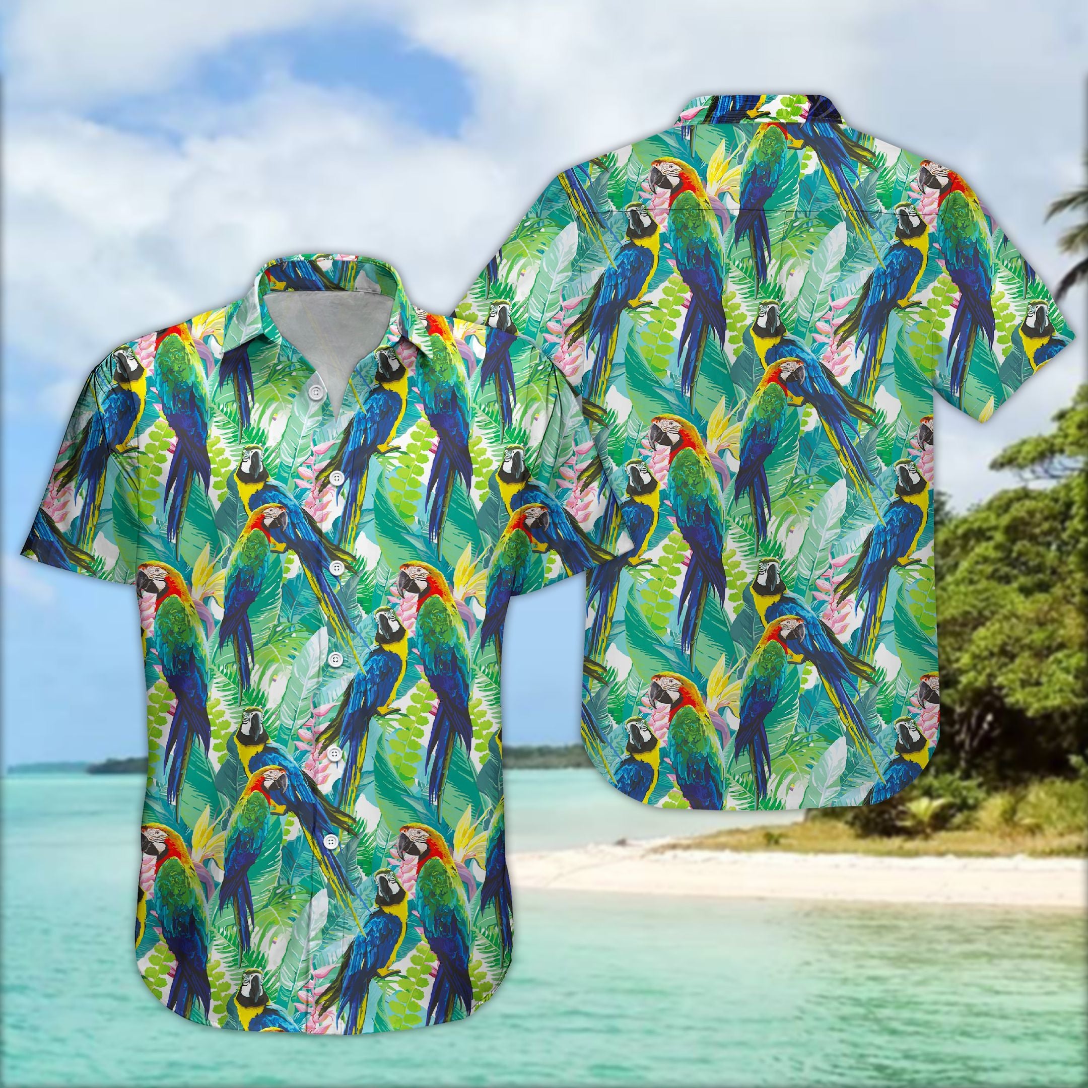 Exotic Parrots Hawaii Shirt Ha50582