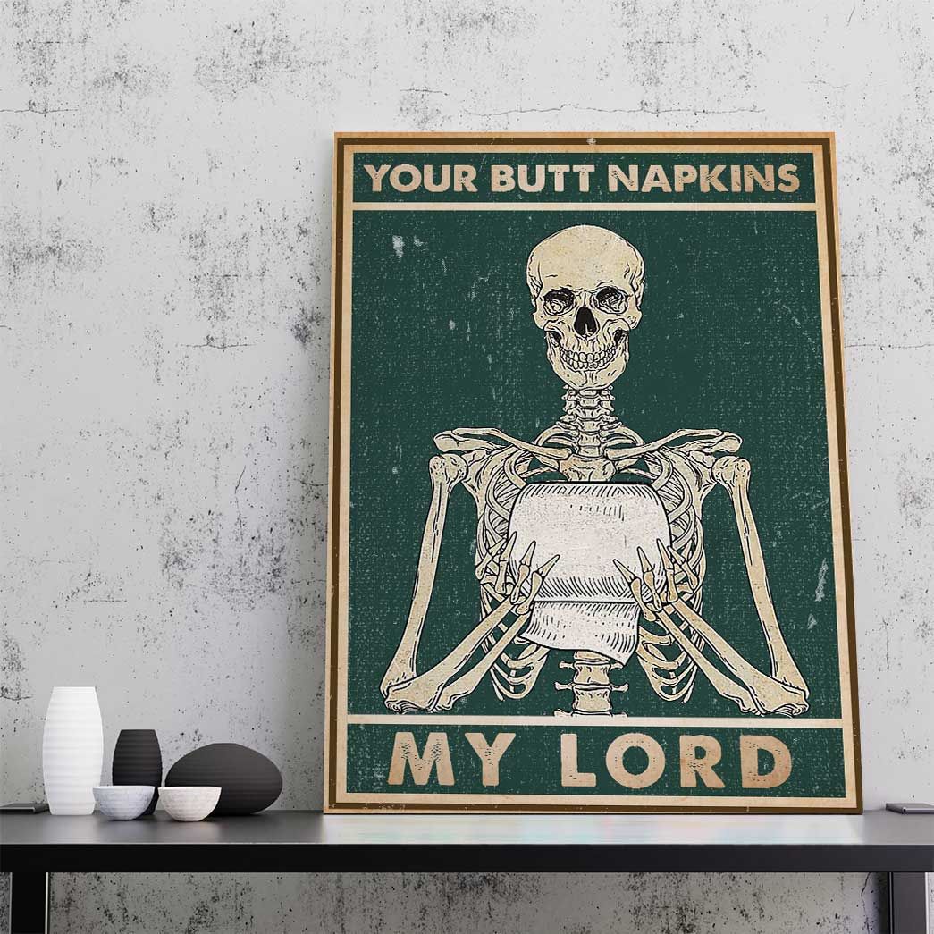 Casespring 3D Your Butt Napkins My Lord Custom Canvas