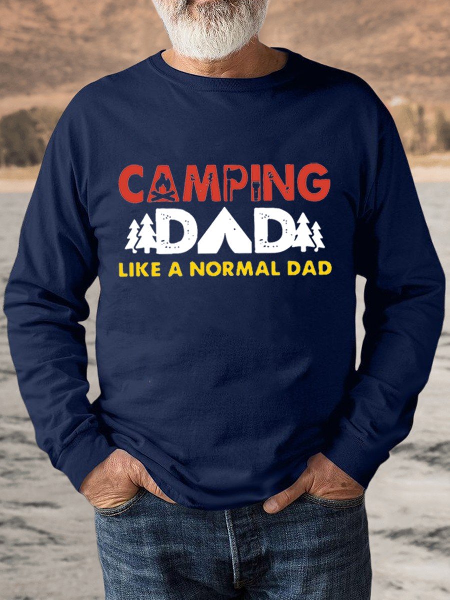 Men’S Camping Dad Like A Normal Dad Except Way Cooler Sweatshirt